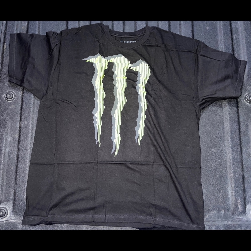 Monster Energy Drink Mens Black shirt Size 2XL 13